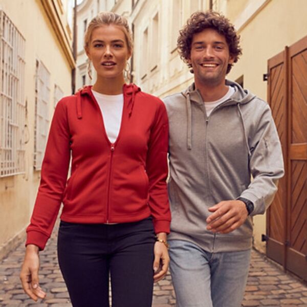 Clique Lift Eco Performance Full Zip Unisex Hoodie Sweatshirt Thumbnail