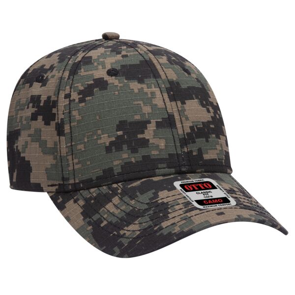 OTTO CAP Digital Camouflage 6 Panel Low Profile Baseball Cap Thumbnail