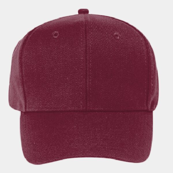 OTTO CAP 6 Panel Mid Profile Baseball Cap Thumbnail