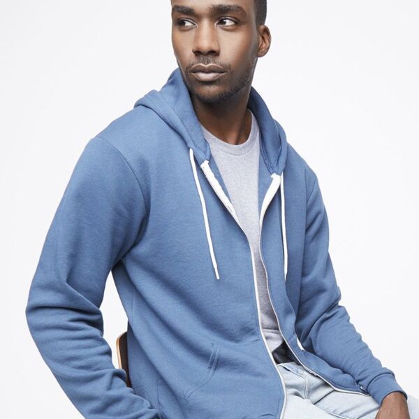 Unisex USA-Made Flex Fleece Full-Zip Hoodie Sweatshirt Thumbnail